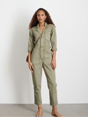 Alex Mill Khaki Utility Jumpsuit
